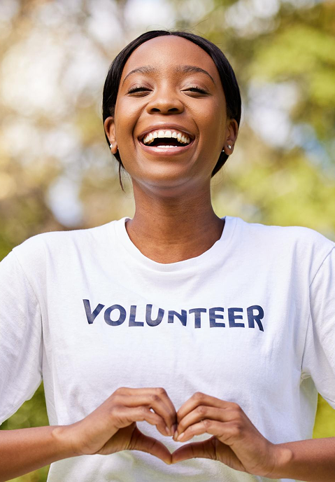 Smiling Volunteer