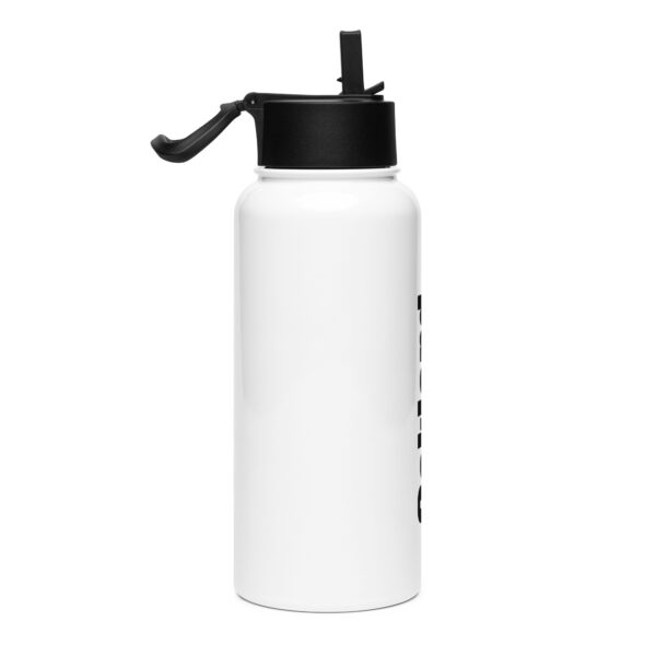 Stainless steel water bottle with a straw lid - Image 4